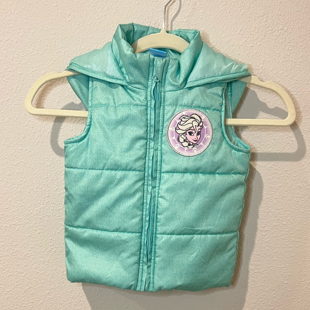 Disney Frozen Green Elsa Vest 2T - Picture 3 of 6